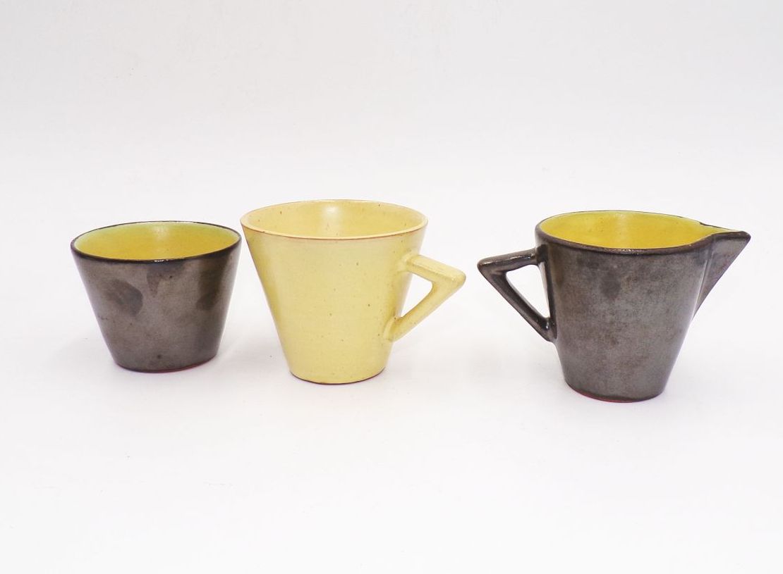 Altes Mokka Service Bauhaus Art Deco GK3 Espresso Vintage 