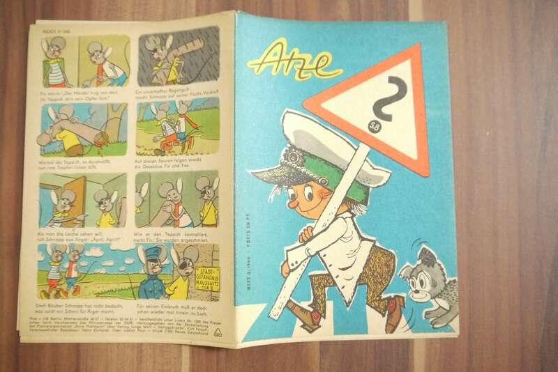 Atze Gebrtstags Salut 1966 Heft 3 Comic DDR Kinderzeitschrift