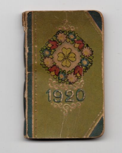 Kleiner Taschenkalender 1920 