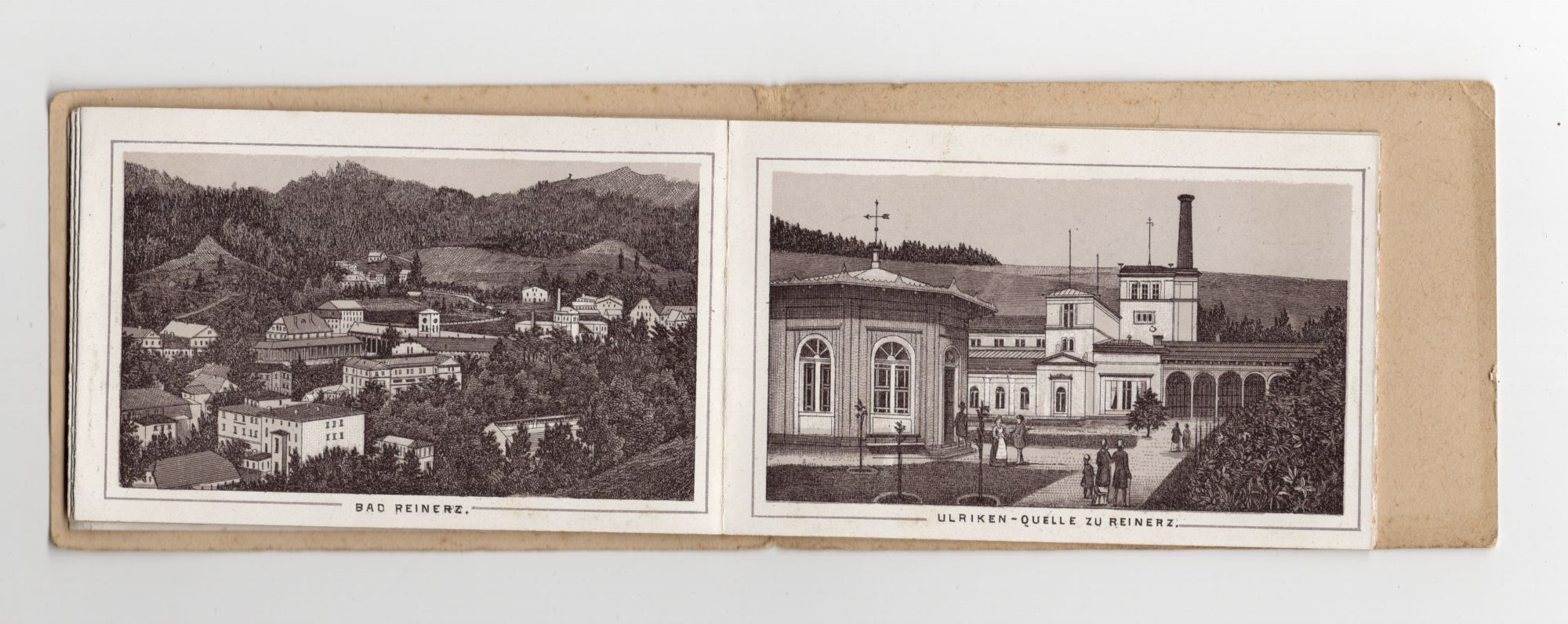 Leporello Erinnerung an Glatz und Umgebung um 1890 Schlesien