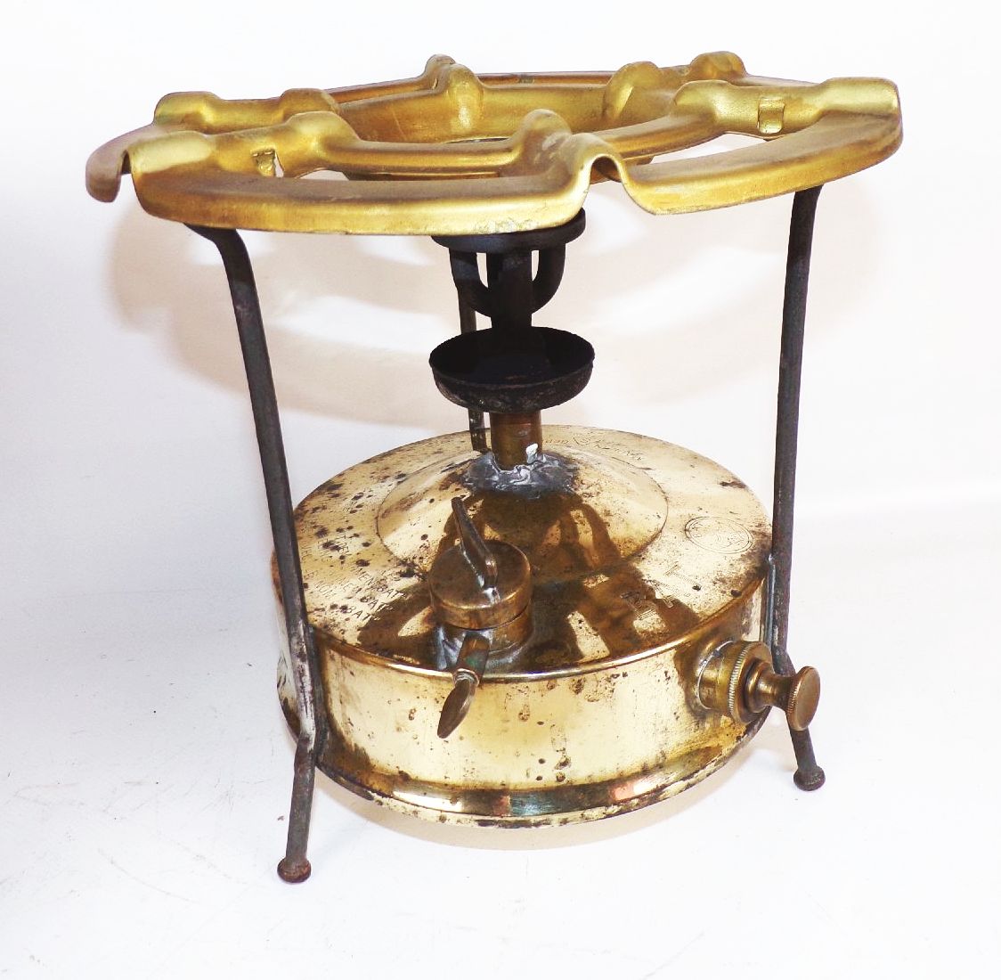 Alter Bat Kocher Petroleumgaskocher Campingkocher Zubehör Originalkarton