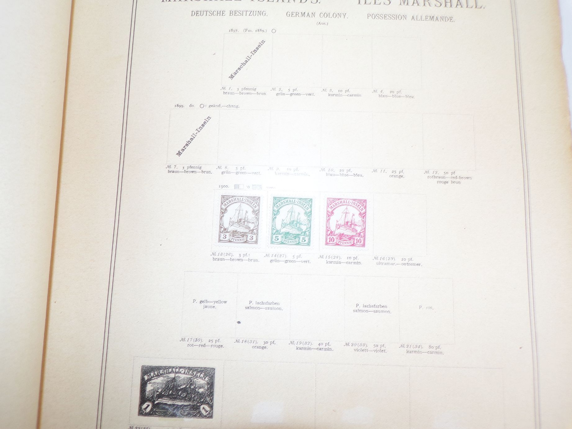 Schwaneberger Vordruck Alben Band 1 und 2 mit Briefmarken 