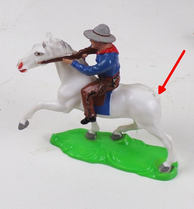 DDR Indianer Fort Holzhütten Wildwest Figuren 