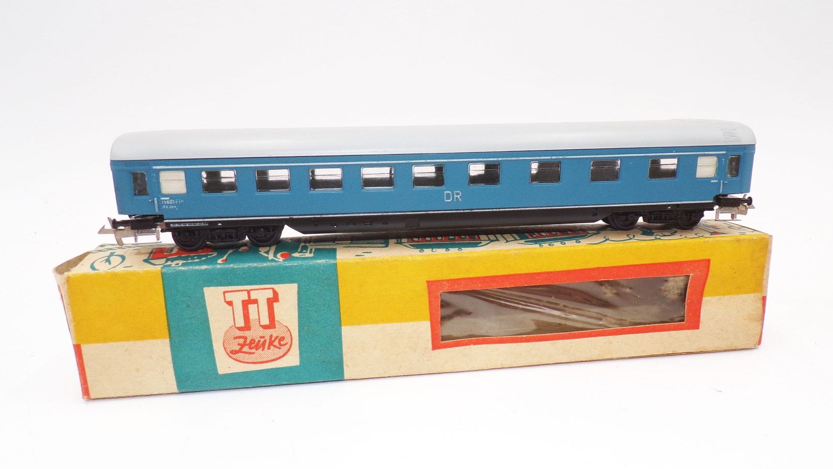Alter Zeuke TT Schnellzugwagen Blau DR 