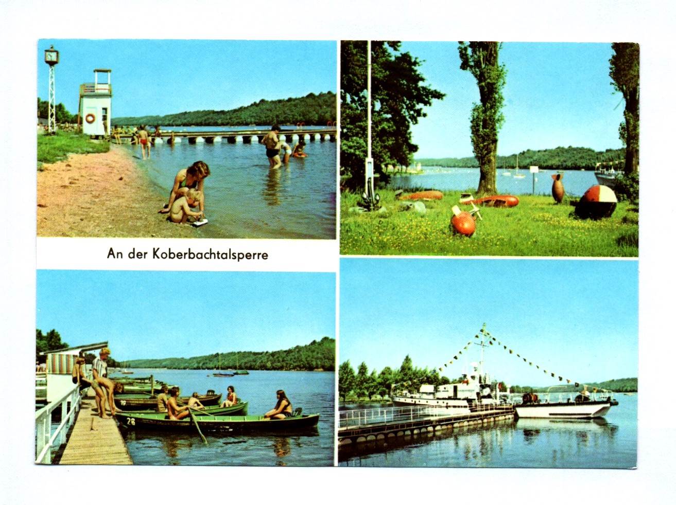 Ak An der Koberbachtalsperre Werdau 1981 Talsperre Koberbach Ak An der Koberbachtalsperre Werdau 1981 Talsperre Koberbach