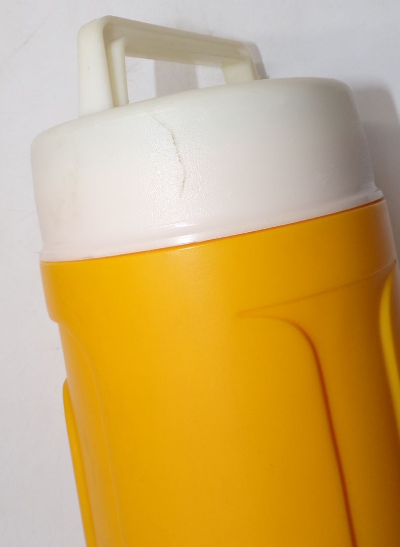 Eisbehälter Thermosflasche DDR Eisbombe 2 Stück Retro