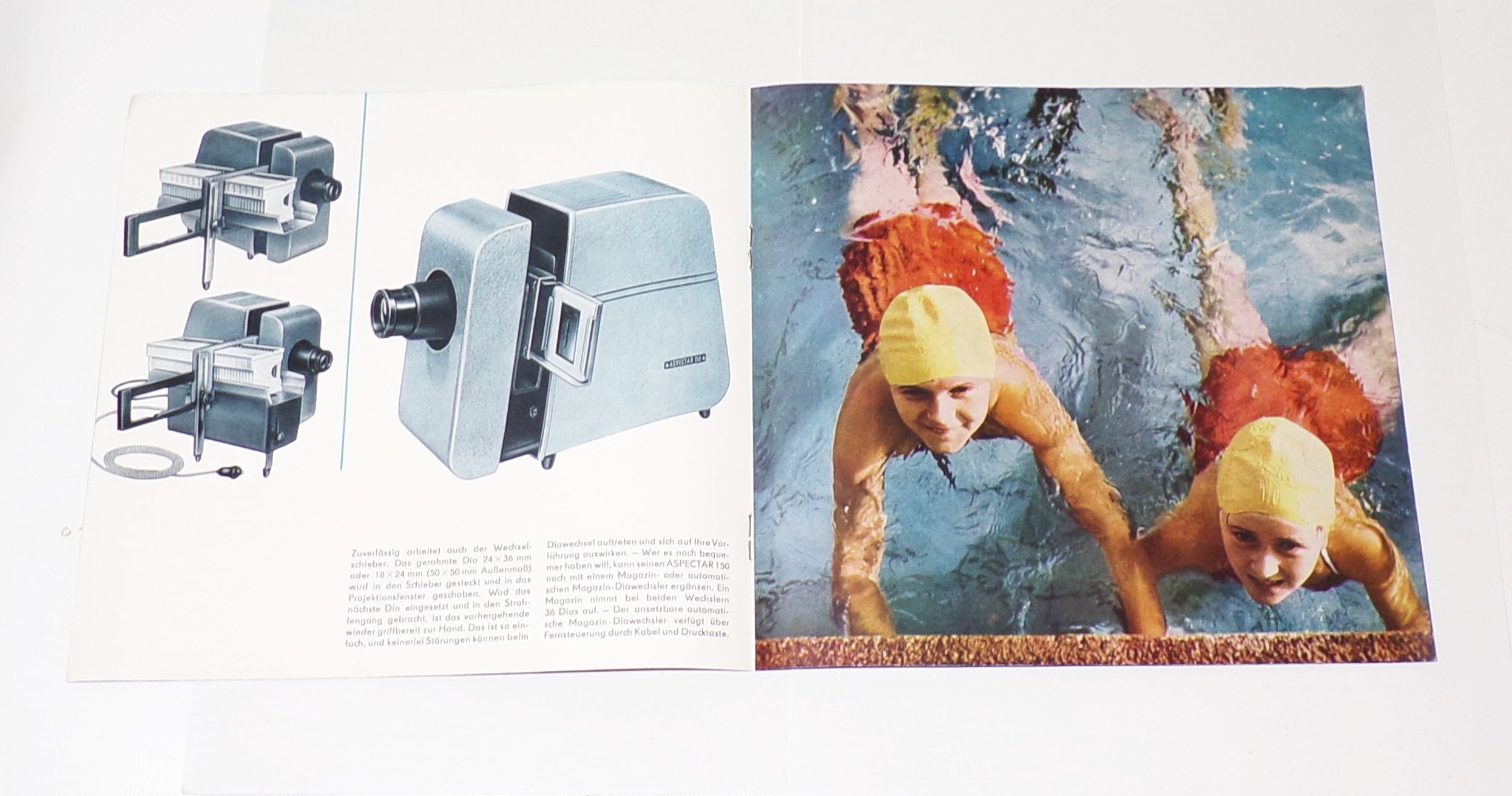 Prospekt Pentacon Aspectar 150 DDR Bildwerfer Diaberachter