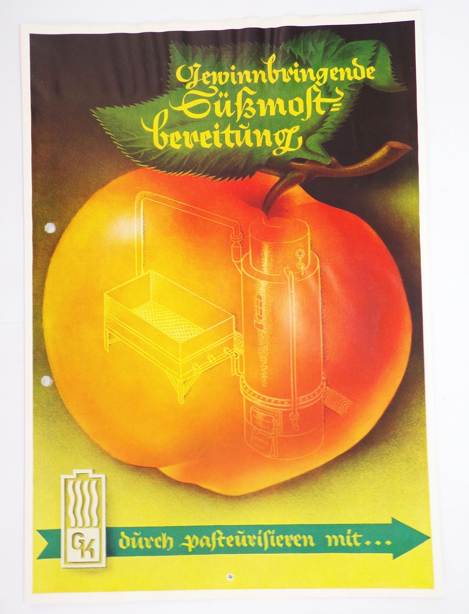 Prospekt Gotthardt Kühne Lommatzsch Dampfkessel Pasteurisier Anlagen 1938