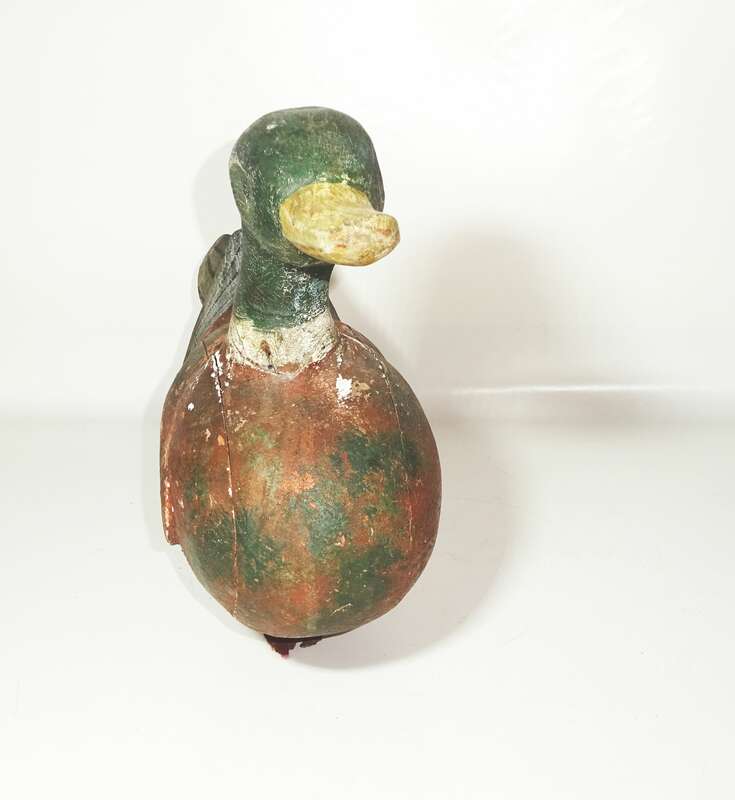 Uralte Lockente Holz Ente Jagd Attrappe Lockvogel Sammler 