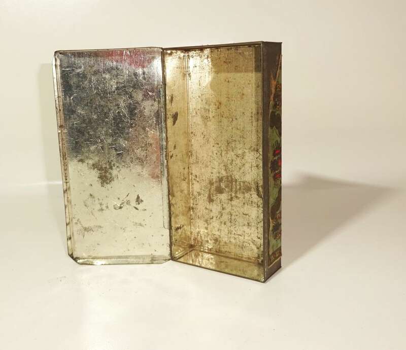 Uralte Blechdose Egyptian Cigarette Company Berlin Cairo Brussels 1900