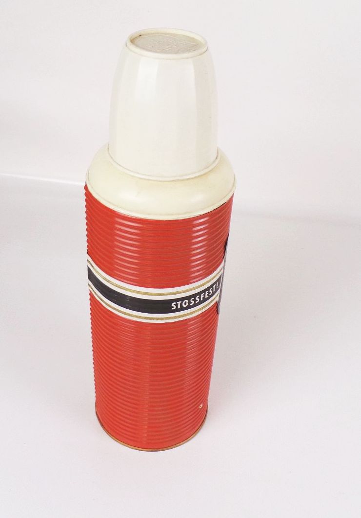 Alte Thermoskanne Stabilo Therm DDR Hartglas 50er 60 er Vintage 