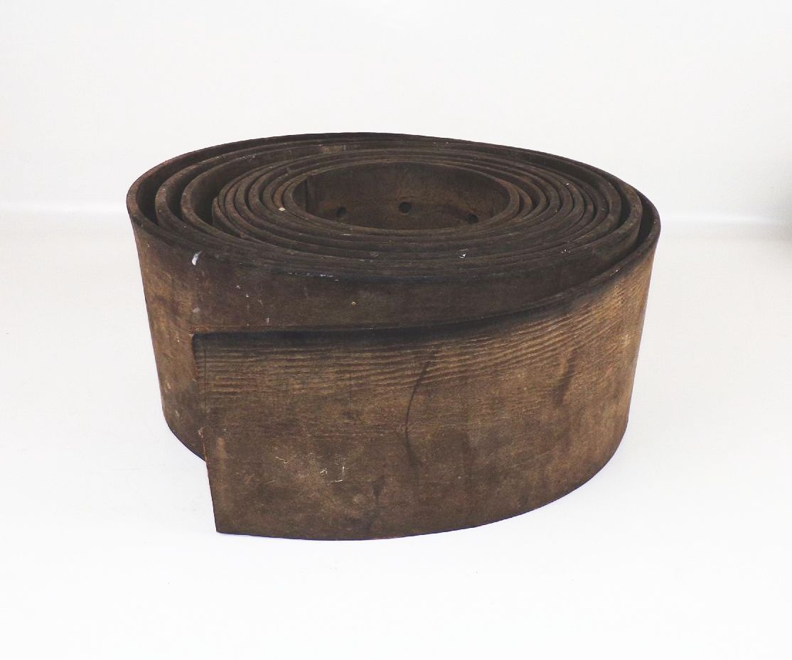 Alter Lederriemen Transmission Riemen Leder Antriebsriemen 