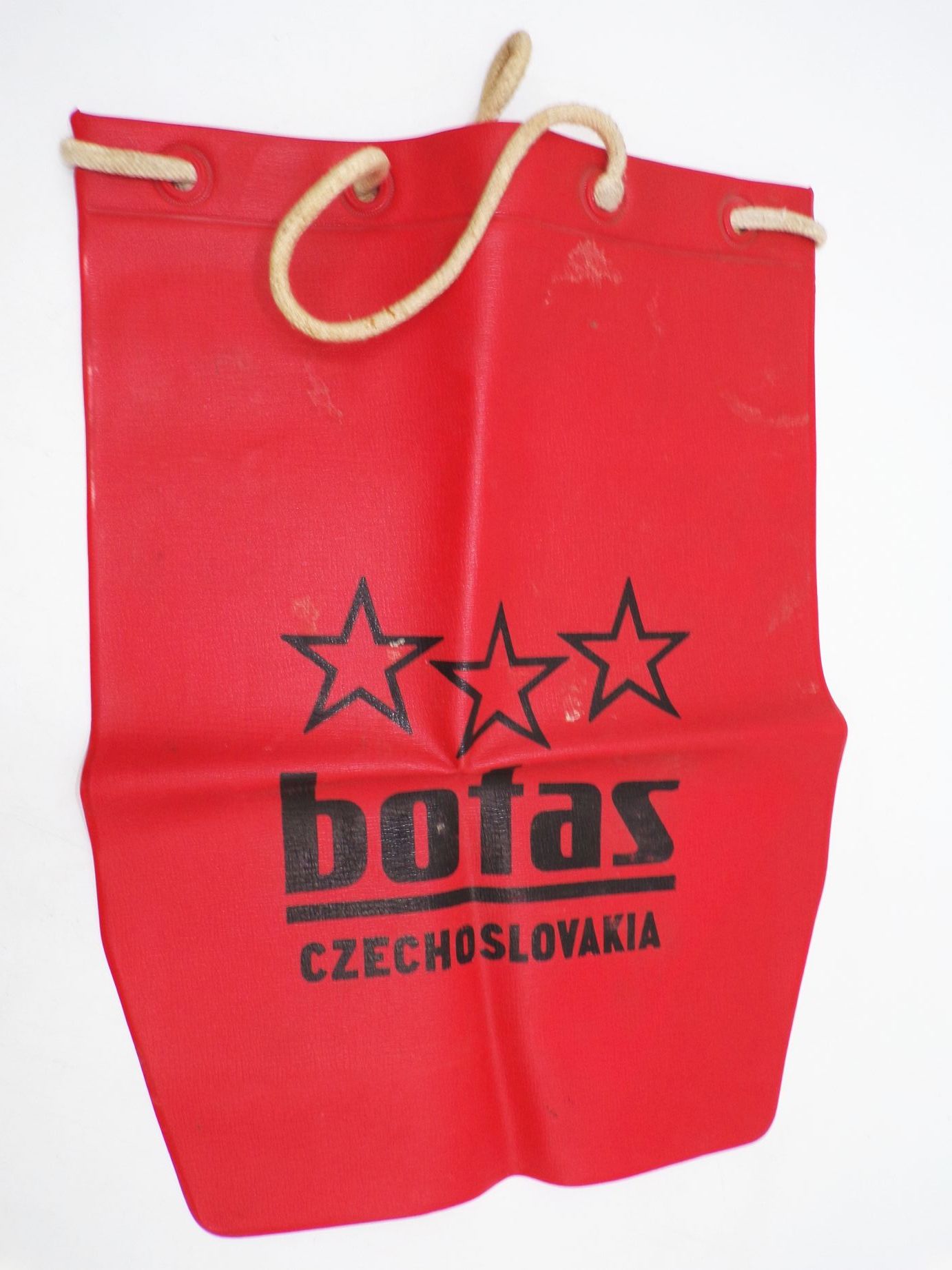 Alte Tasche Botas Czechoslovakia Schuhtasche Sportschuhtasche Rot CSR Alte Tasche Botas Czechoslovakia Schuhtasche Sportschuhtasche Rot CSR
