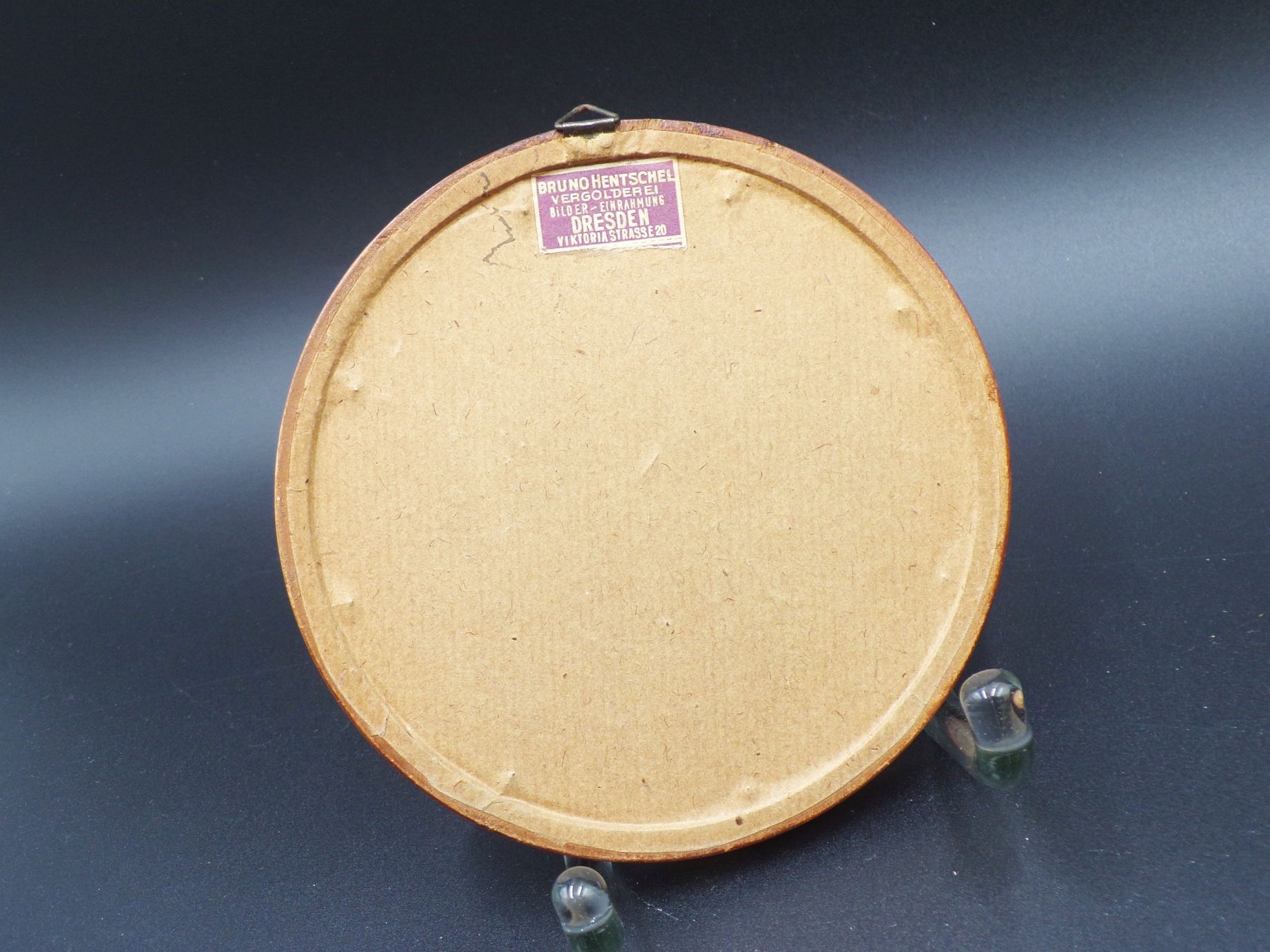 Scherenschnitt Miniatur Beethoven Also Kallme Bilderrahmen Rund 