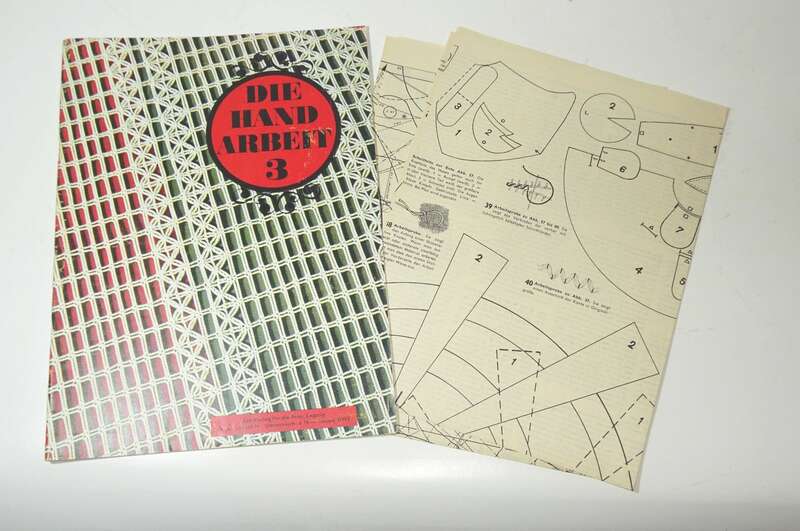 Die Handarbeit 3 1966 Schnittmuster DDR Zeitschrift