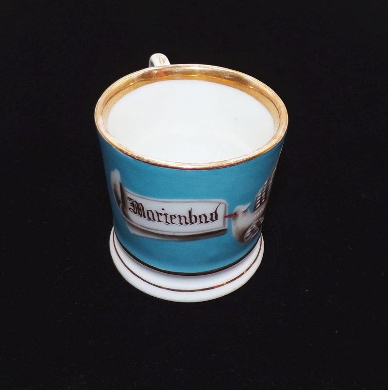 Alte Andenken Tasse Marienbad Böhmen Mariánské Lázně Tschechien um 1900