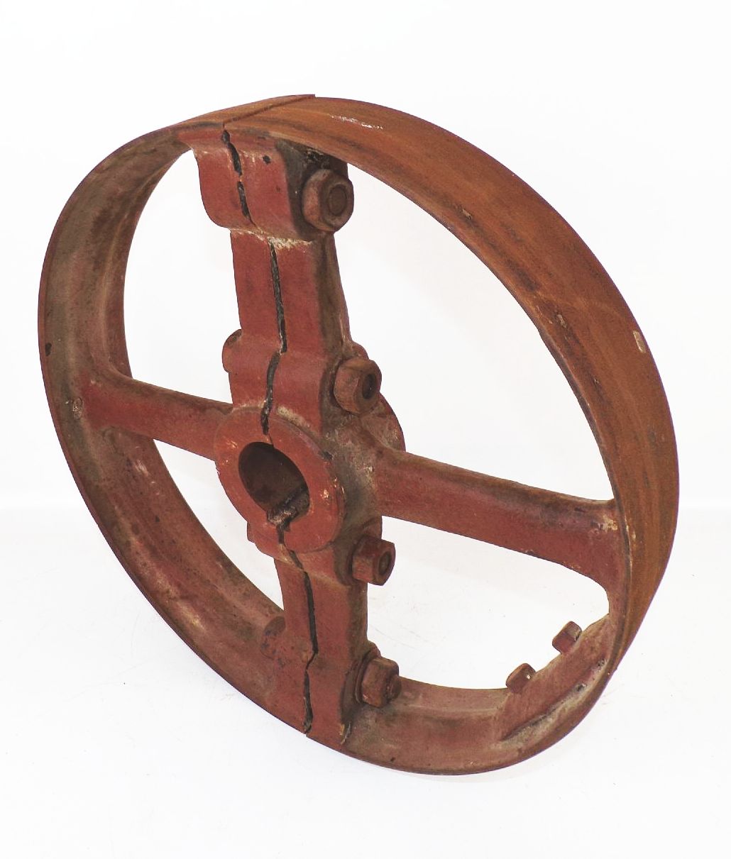 Altes Rad Metall Antriebsrad Transmission Rad Loft Industrie Design Eisenrad