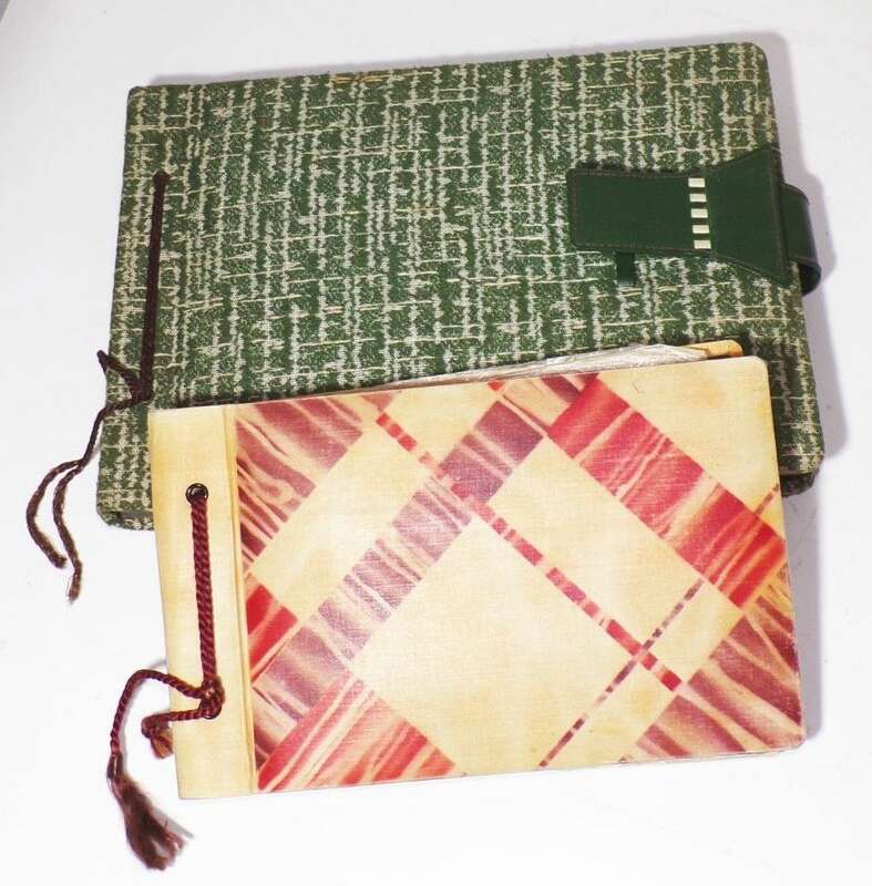 Familienfotos Fotoalbum 2 Stück 1930er 1950er vintage Fotos