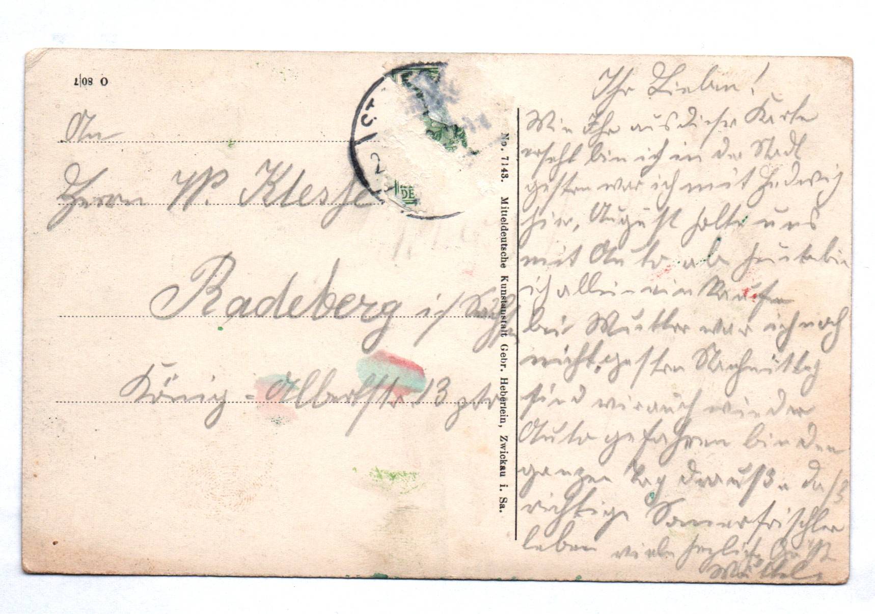 Ak Striegau Total Schlesien Strzegom 