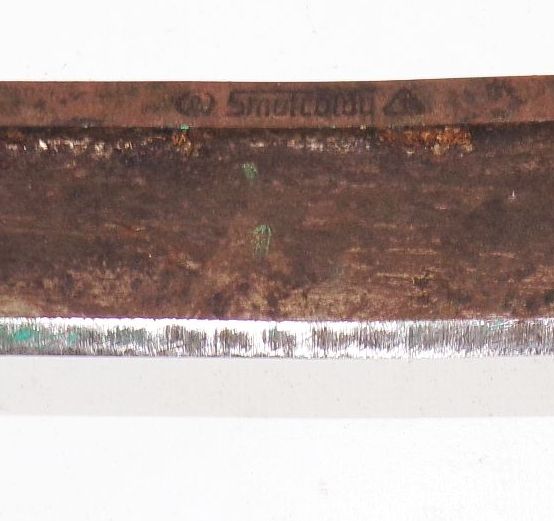 Altes Ziehmesser Smalcalda Schäleisen Zugmesser 