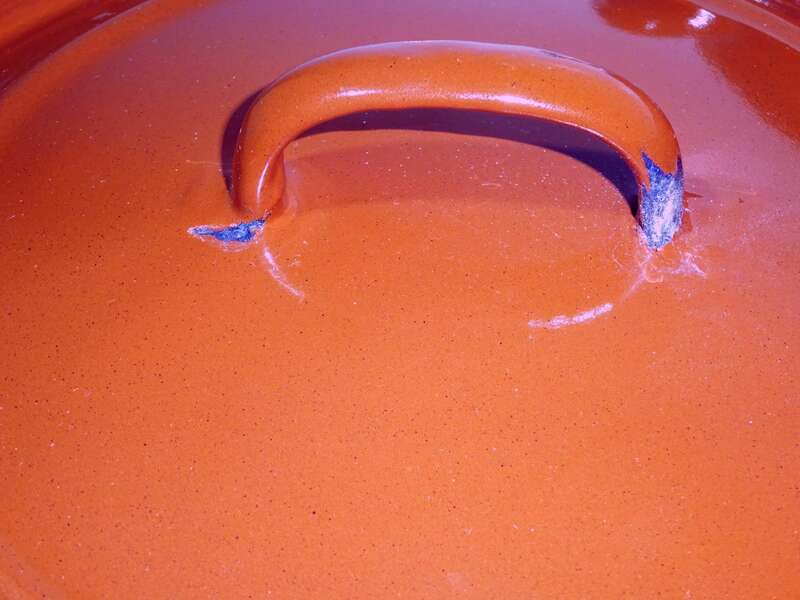 Emaille Töpfe Topf Set 5 Stück Braun Kochtopf Bepflanzung Deko 