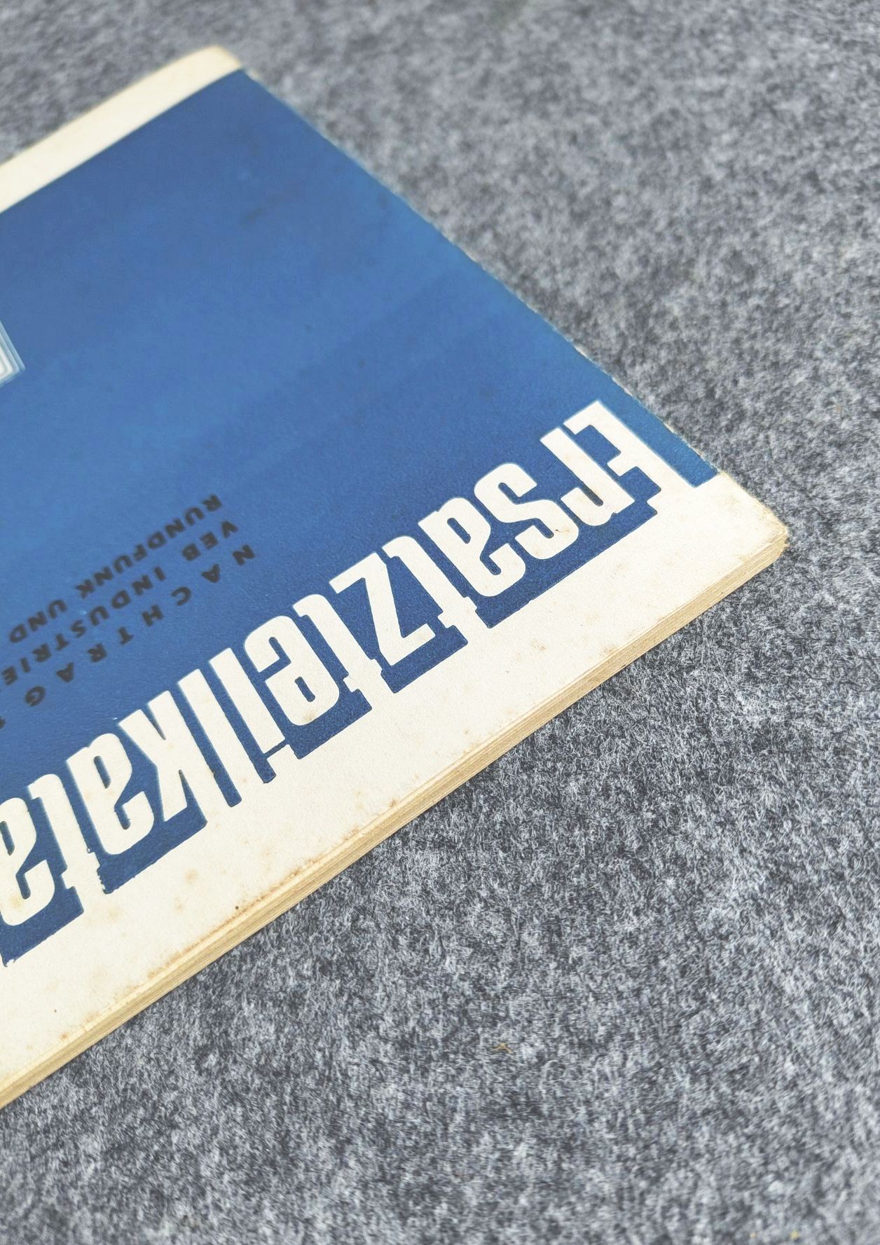 RFT Ersatzteilkatalog Nachtrag 1970 VEB Industrievertrieb Rundfunk und Fernsehen Katalog