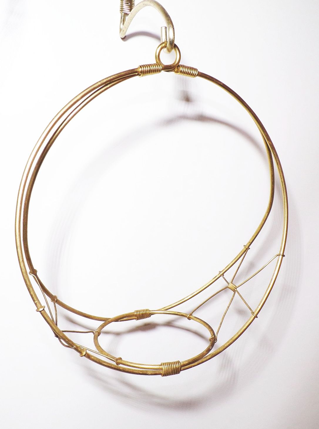 Blumenampel DDR Wandhalter Blumenschaukel Deko 2 Stück GDR Retro 