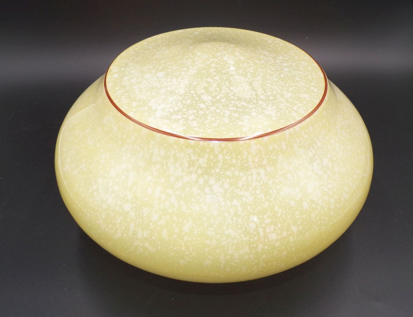 Altes Lampenglas Ersatzschirm Deckenleuchte beige Art Deco Vintage