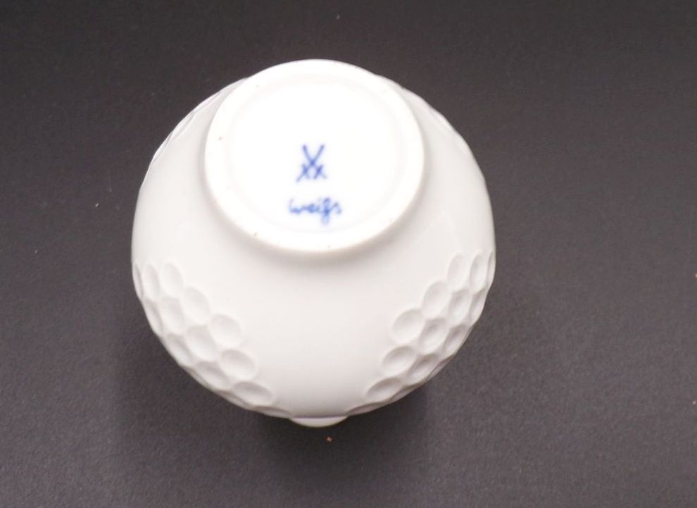 Meissen Vase Weiß klein 9 cm 1 Wahl Design Form Vintage