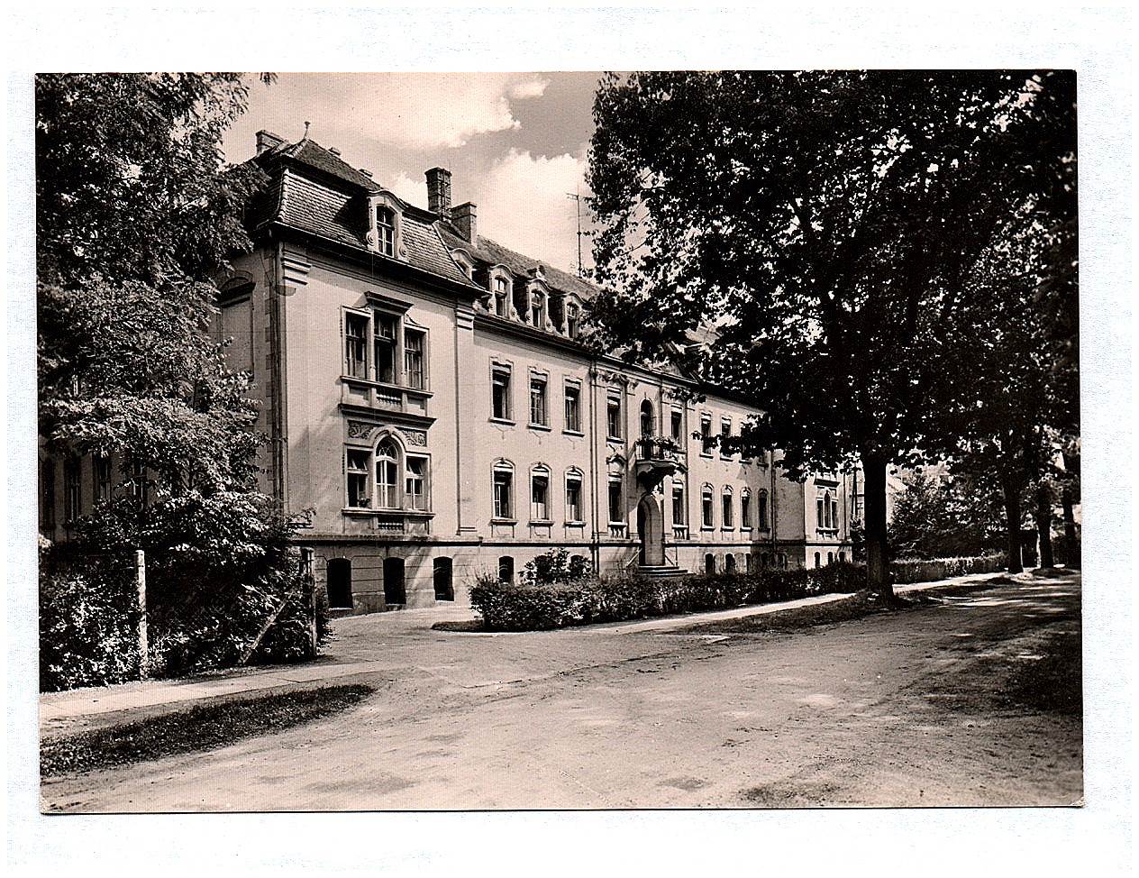 Foto Ak Niesky Krankenhaus Oberlausitz Sachsen DDR Foto Ak Niesky Krankenhaus Oberlausitz Sachsen DDR