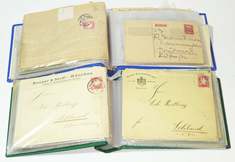 Konvolut Briefe Ganzsachen Bayern vor 1945 