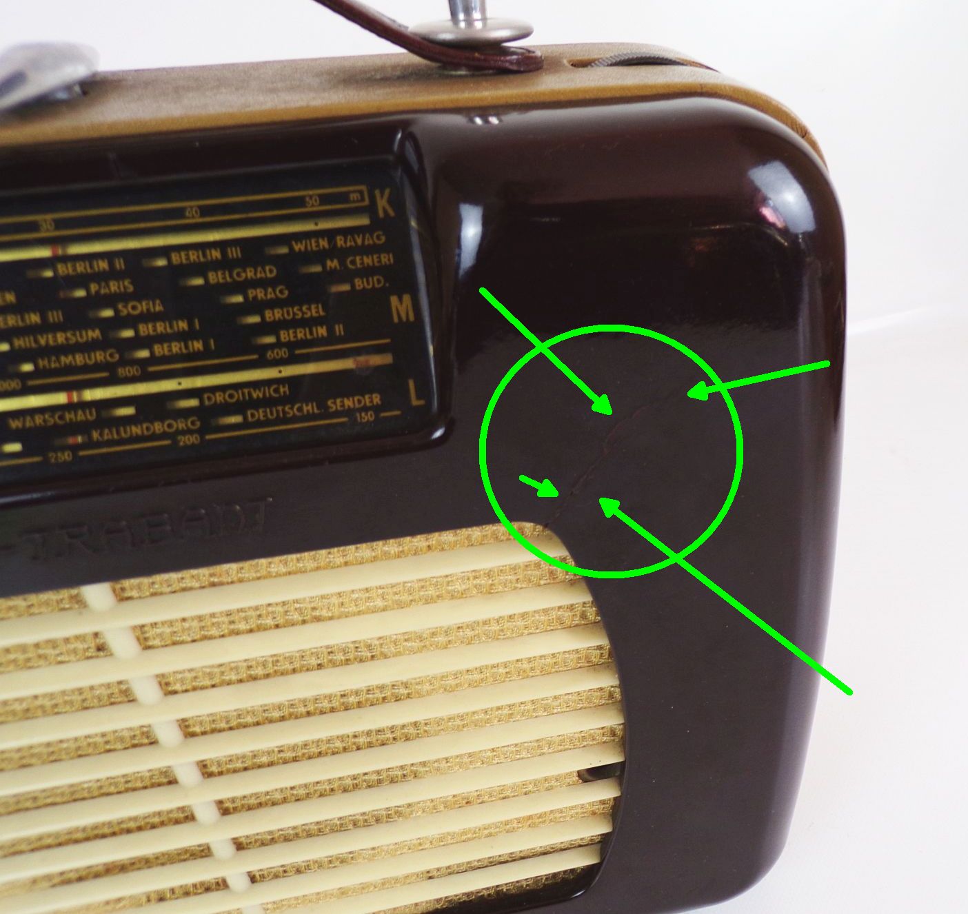 Rema Trabant Radio Bakelit Kofferradio Vintage