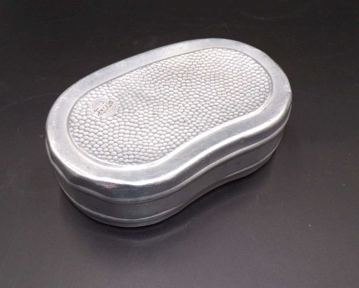 Alte Brotdose DDR Bemmbüchse Pausenbrot Aluminium Stanzial 