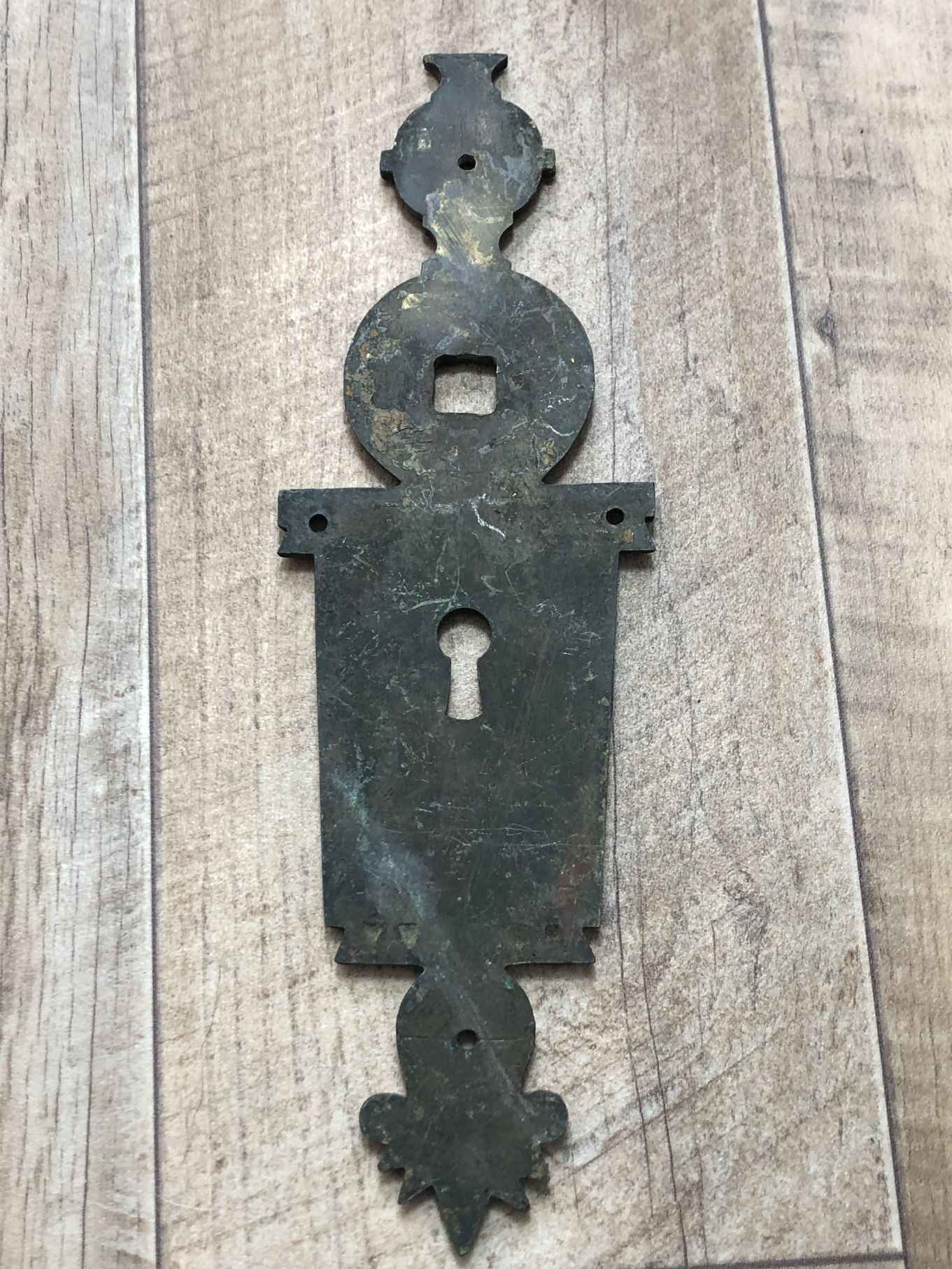 Alter Türbeschlag altertümlich Beschlag Tür Barock Eisen antik