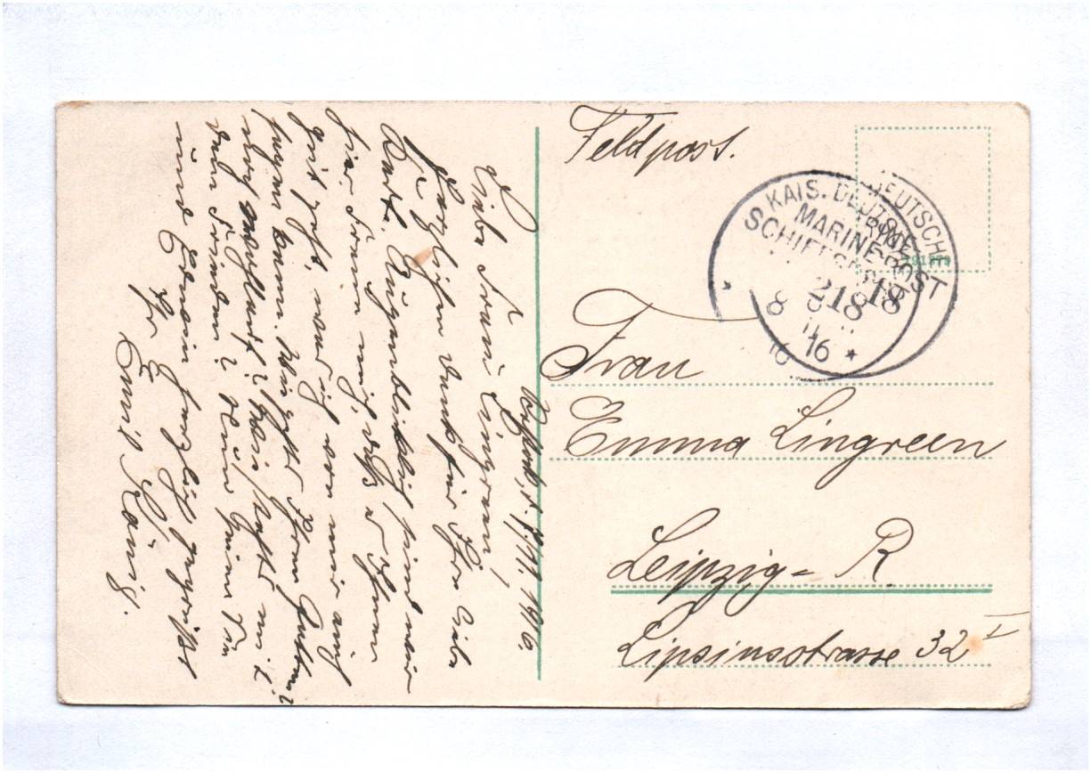 Ak Rostock Kröpelinerstraße 1916 Marine Schiffspost Ak Rostock Kröpelinerstraße 1916 Marine Schiffspost