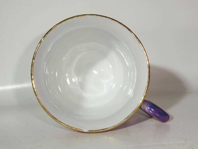 Alte Andenkentasse Obercunnersdorf Oberlausitz Sachsen 1900er Gedeck Porzellan