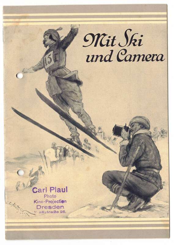 Reklame Prospekt Zeiss Ikon Kameras Carl Plaul Dresden 1930er !