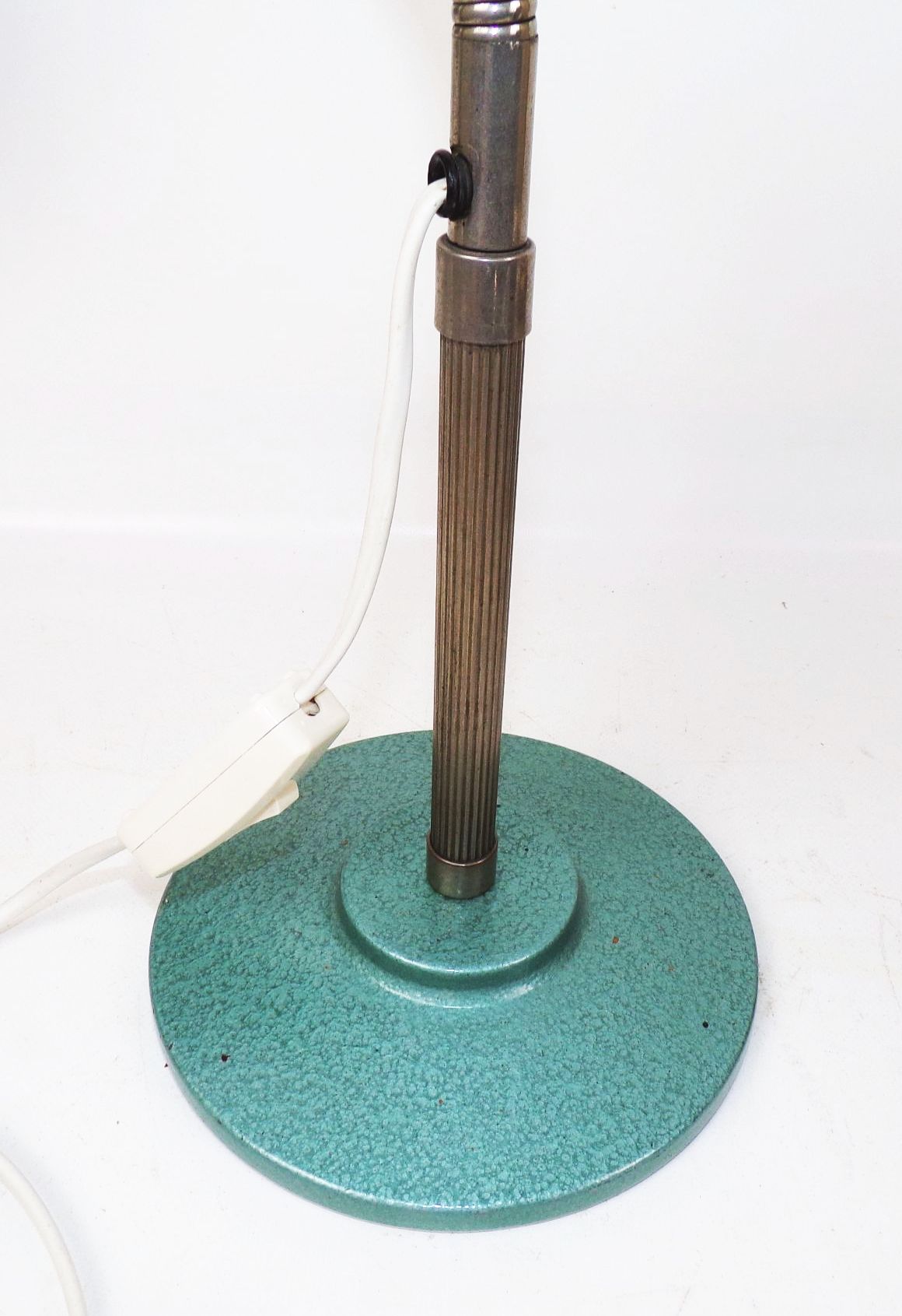 Alte Schreibtischlampe Schwanenhals Leuchte E27 Art Deco Lampe