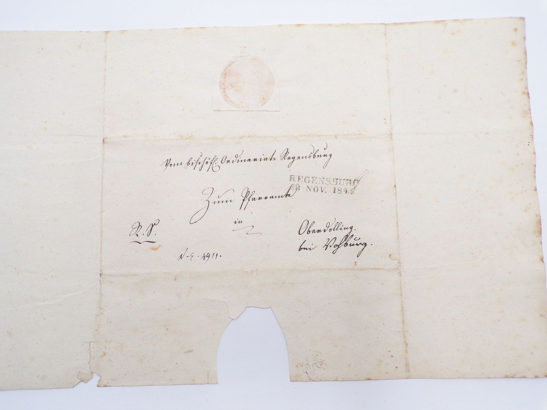 Vorphila Nachlass Bayern Regensburg Ingolstadt Stempel