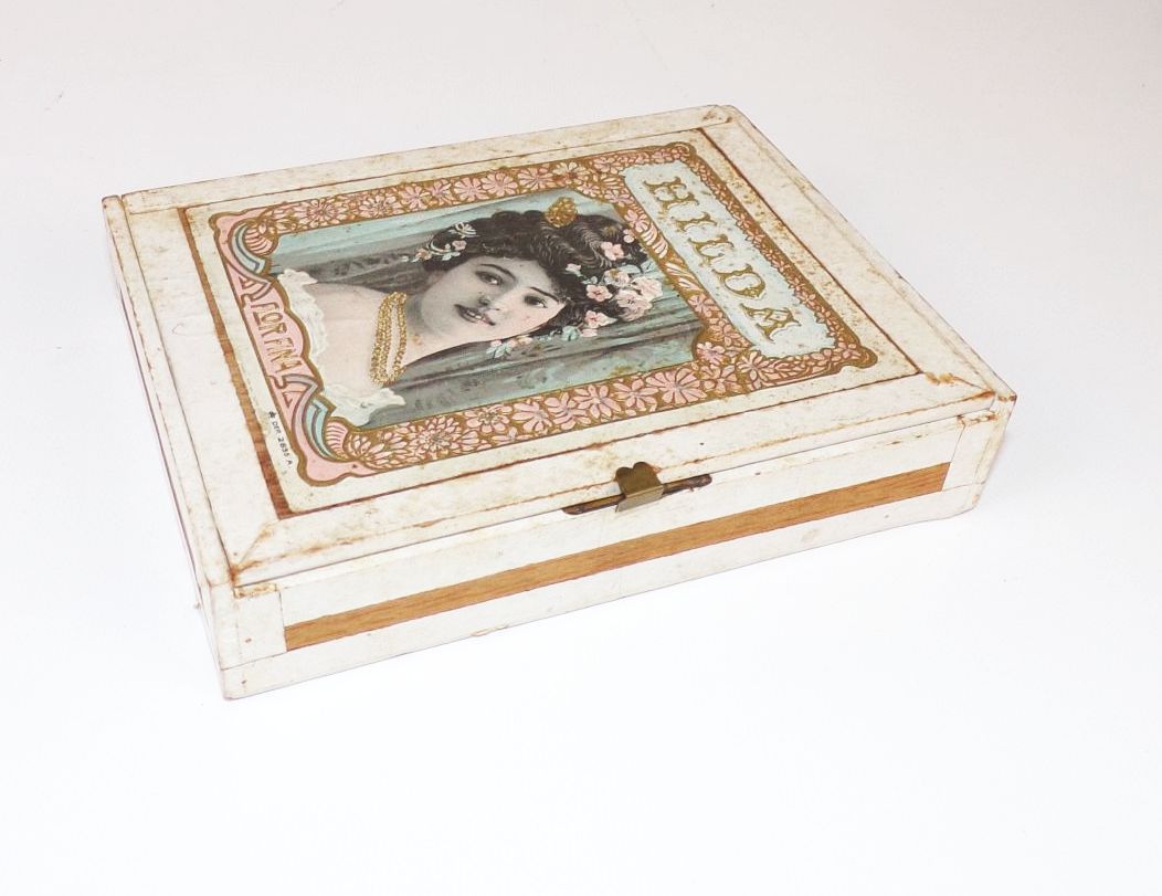 Alte Hilga Zigarrenkiste Deko Sammler Vintage Alte Hilga Zigarrenkiste Deko Sammler Vintage