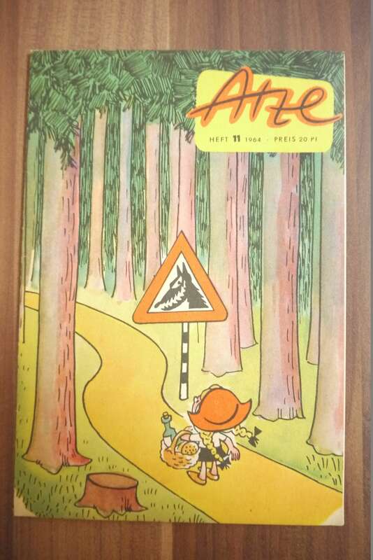 Atze Kinder Zeitschrift DDR Comic 1964 Tim und das neue Fahrrad