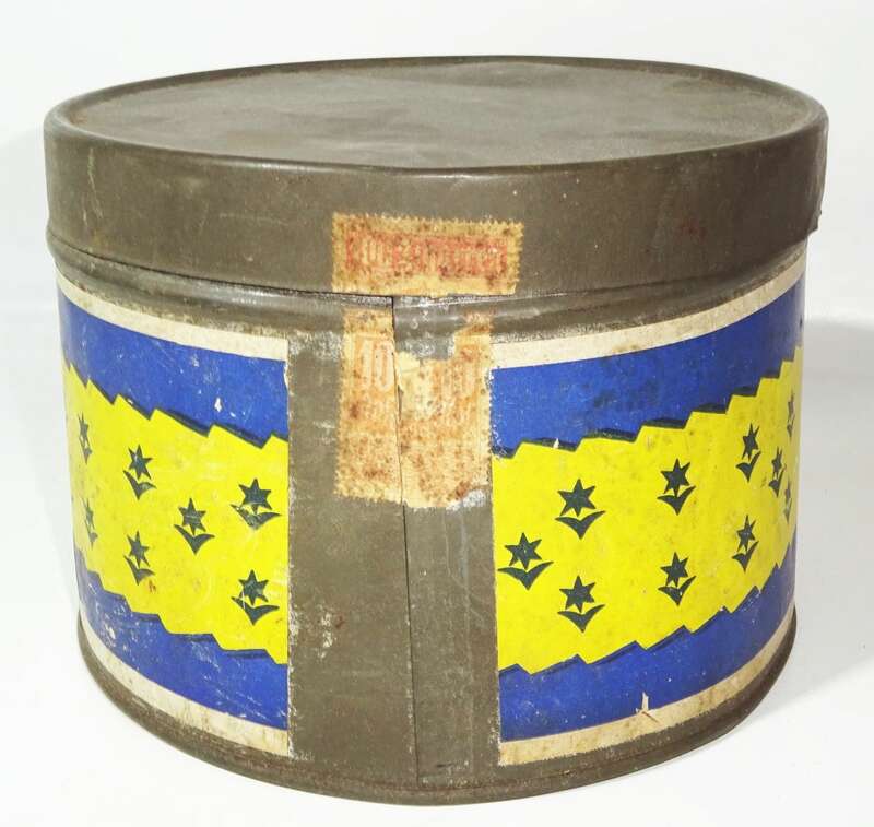 Alte Tabak Dose Brasileros Laden Kolonialwaren Behälter Blechdose 1930er Deko