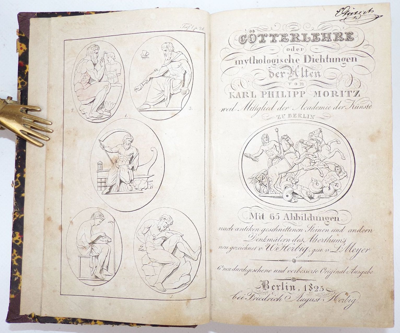 Göttliche oder mythologische Darstellung der Alten von Karl Philipp Moritz 1825