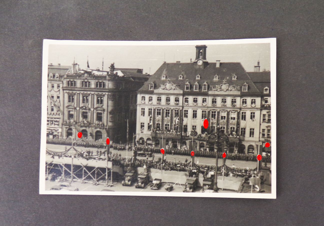 4 original Fotos Truppeneinmarsch Dresden 1940 4 original Fotos Truppeneinmarsch Dresden 1940