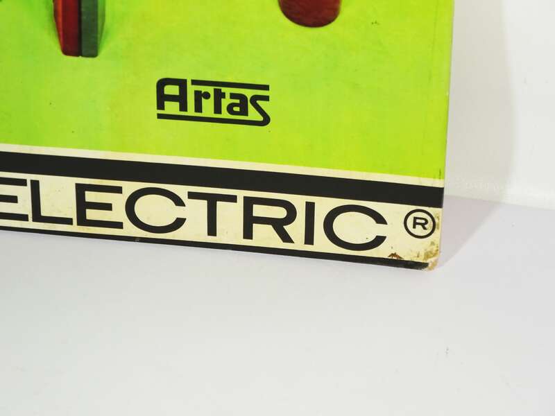 DDR Pappschild Artas Taschenlampe Aka Electric 1976 Retro Vintage Aufsteller
