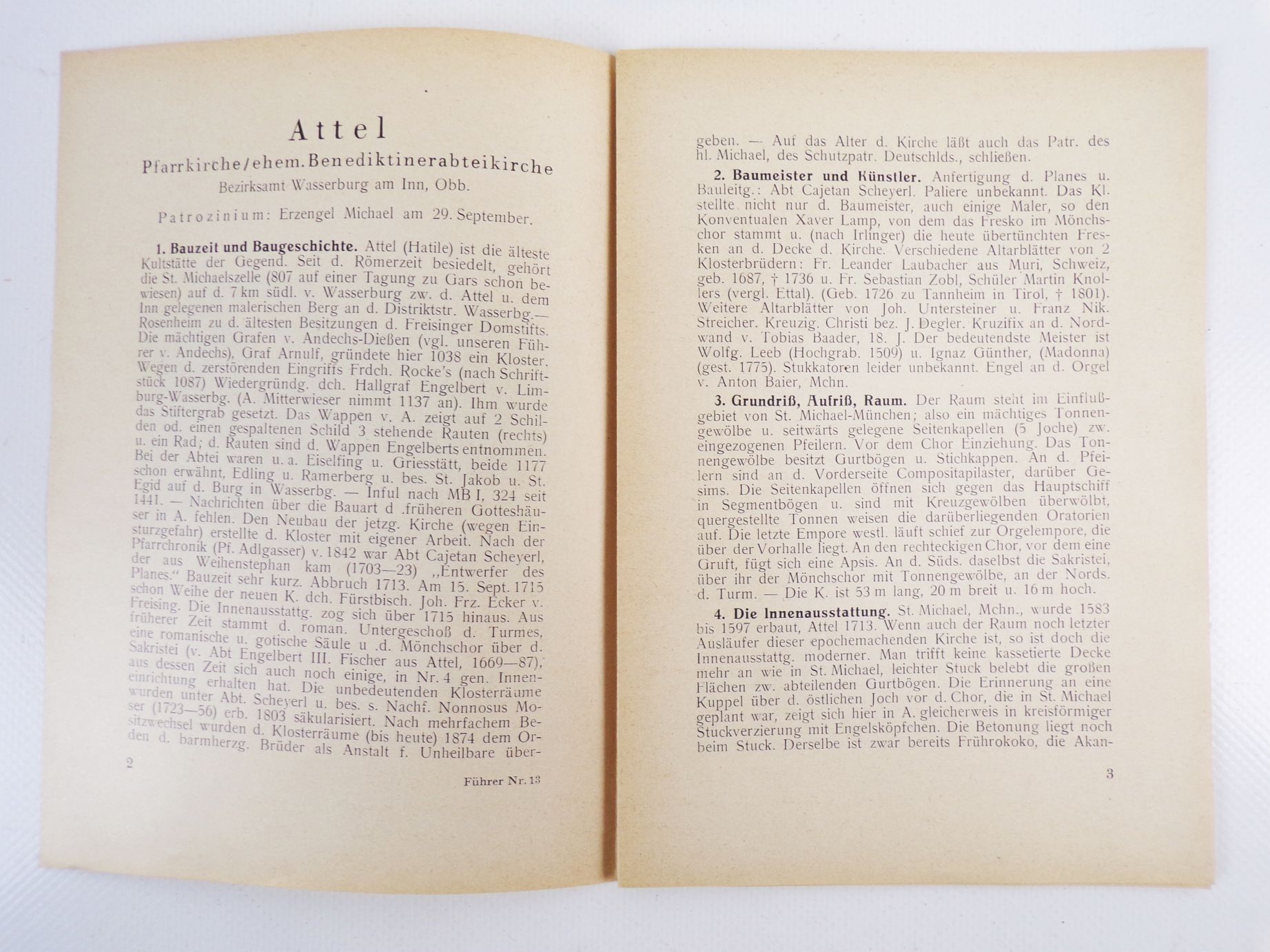 Kleine Kirchenführer Bayern Dreifaltigkeit Verlag München Konvolut 