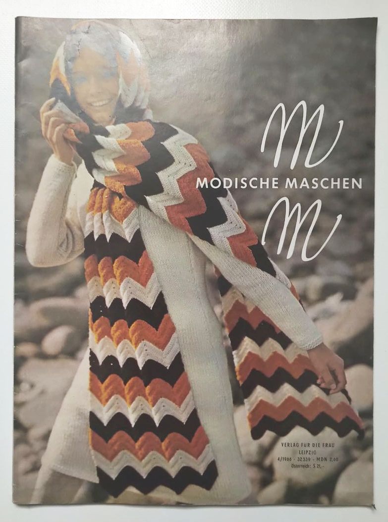 DDR Modezeitschrift Modische Maschen 1966 Nr 4 mit Schnittmuster