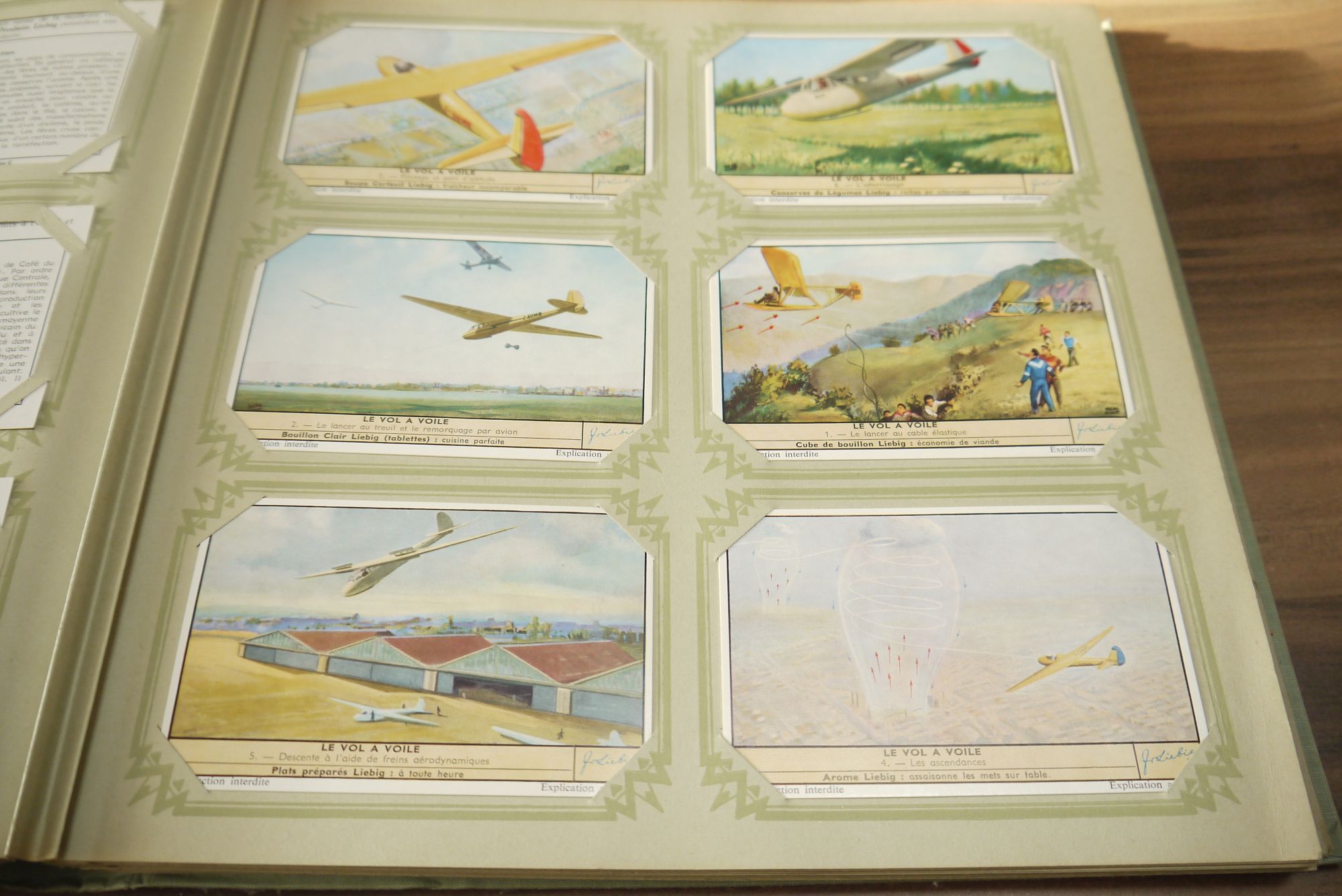 Liebig Sammelbilder Album ca 49 Seiten 294 Karten Sammelalbum