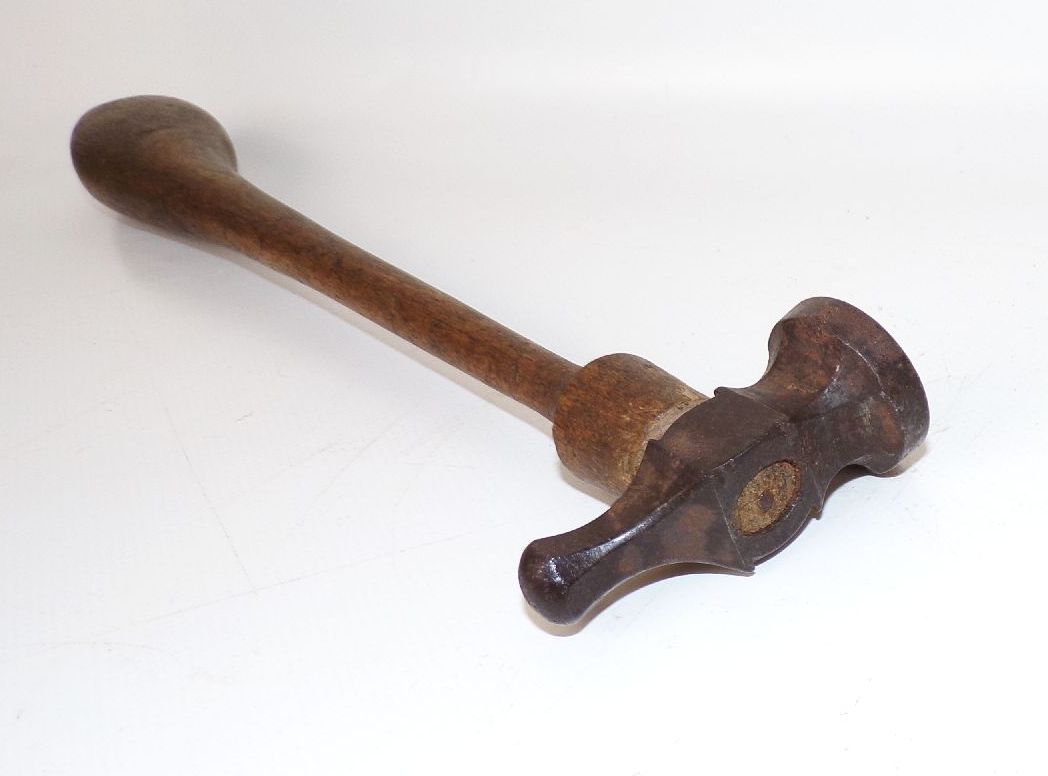 Alter Treibhammer Kugelhammer Karosserie Hammer Vintage Werkzeug