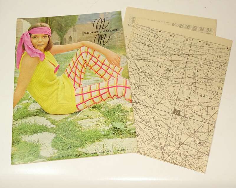 Mode Zeitschrift DDR Modische Maschen 1 1970